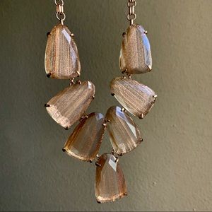 Kendra Scott Gold Dusted Glass Harlow Necklace